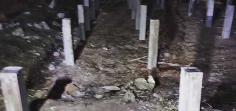 Фундамент на забивных ЖБ сваях