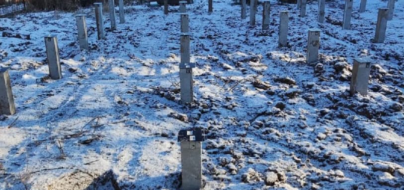 Фундамент на забивных ЖБ сваях